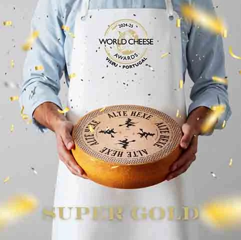 Alte Hexe 9 Monate gereift, da Bodensee Käse, produzido perto do lago de Constança, na Suíça – 78 pontos.