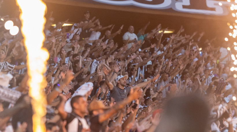 Torcida do Ceará no jogo Ceará x Vasco, no Castelão, pelo Campeonato Brasileiro Série A 2025