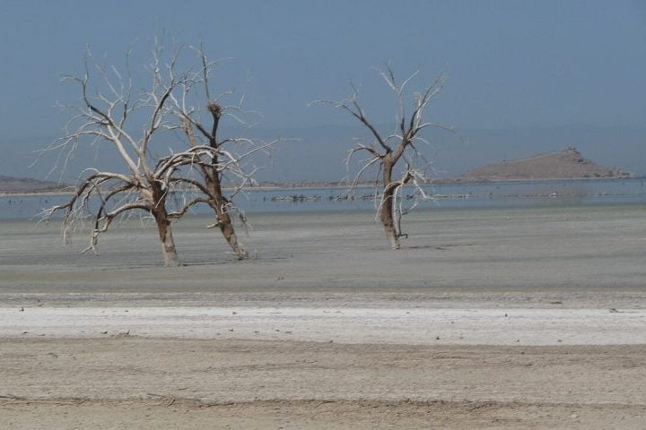 Um dos principais problemas do lago é que ele está secando rápido porque não tem para onde a água escoar.