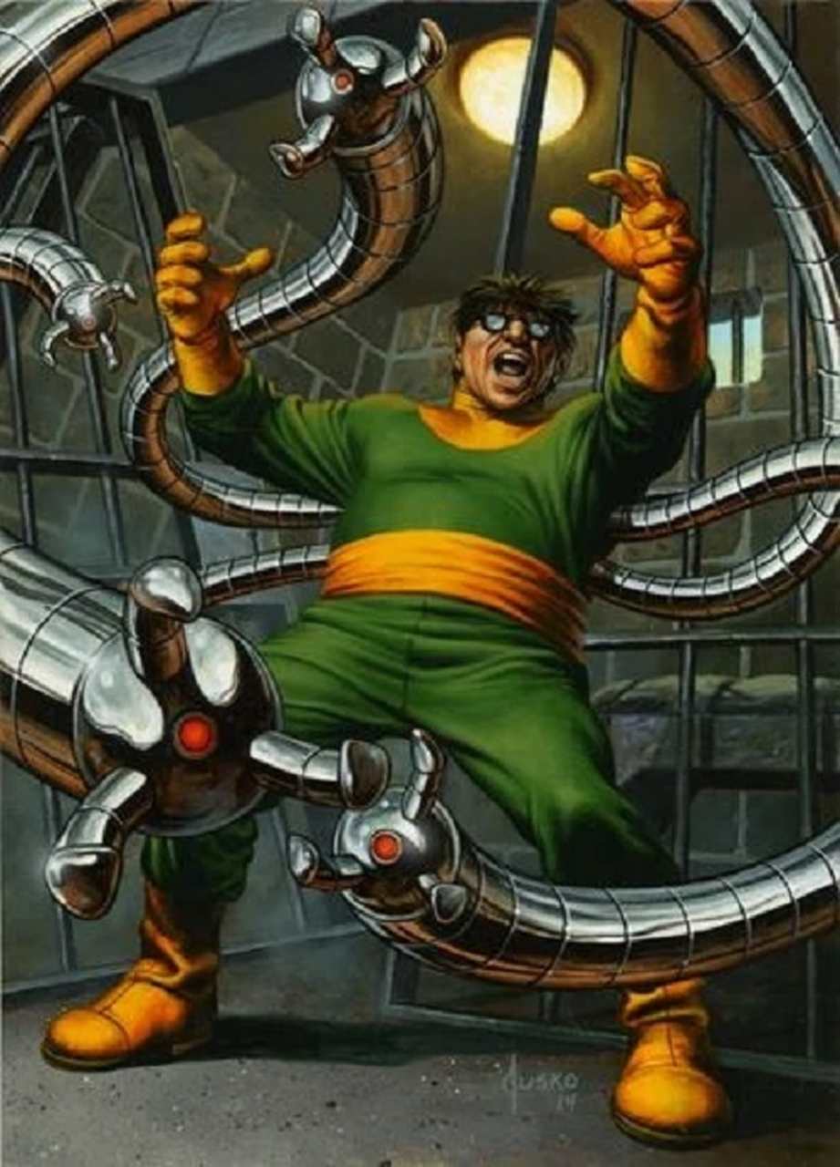 Dr. Octopus - Ele é um dos principais vilões do Homem-Aranha, mas isso não o torna um rival para Naruto.