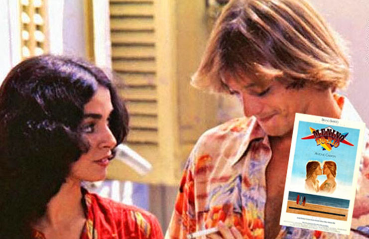 Menino do Rio (1982), de Antônio Calmon - Estrelado por André de Biase, se baseou na canção de Caetano Veloso, gravada por Baby do Brasil (na época Baby Consuelo), trilha da novela Água Viva (1980). Música inspirada no surfista José Arthur Machado, o Petit, muso de Ipanema nos anos 1970.