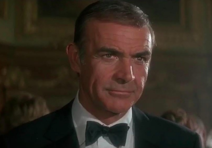 Ao todo, Sean Connery interpretou James Bond sete filmes da saga 007 nos cinemas. O último deles, 007 - Nunca Mais Outra Vez (1983), foi produzido fora da série principal da franquia.