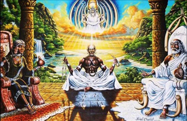 A mitologia iorubá diz que Olodumaré (ou Olorum) criou o mundo e deu aos orixás a tarefa de governá-lo. Como Deus Supremo, ele não aceita oferendas.