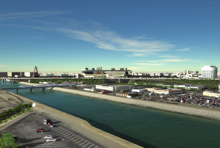 O resort fica na cidade de Anaheim - Seu nome é a junção de Ana, do Rio Santa Ana, e Heim, que significa casa em alemão.