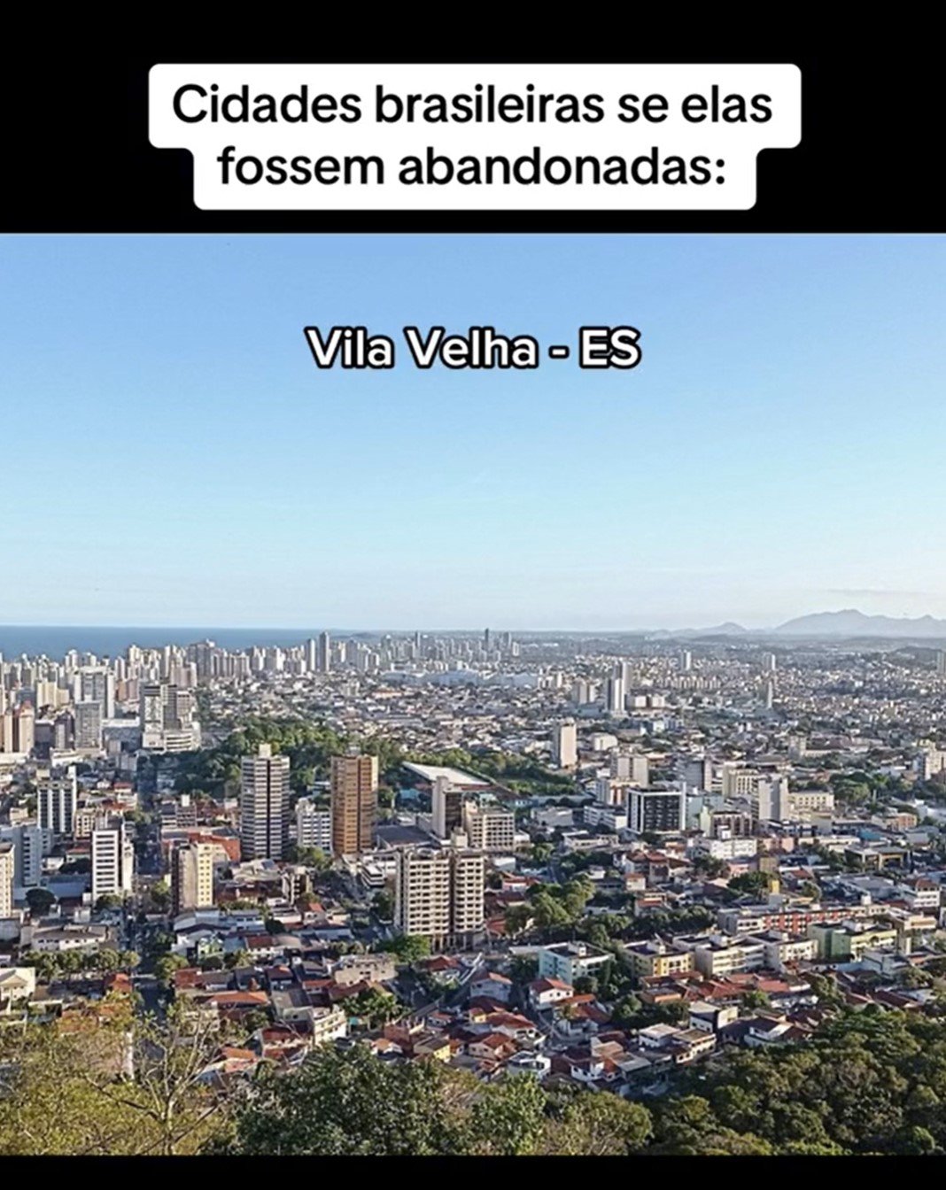 Quem também aparece na trend é Vila Velha, uma das cidades mais importantes do Espírito Santo. O local possui 32 km de litoral e foi fundado em 23 de maio de 1535 pelo português Vasco Fernandes Coutinho.