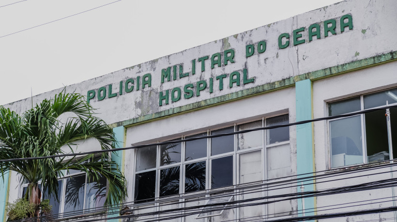￼FACHADA do Hospital da Polícia Militar