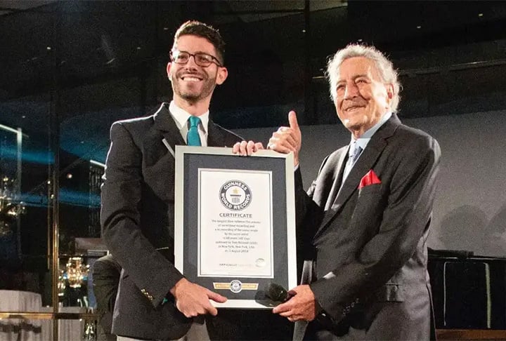 Bennett teve 2 recordes: o cantor mais velho a produzir e estrear um álbum, com Love for Sale, e a pessoa mais velha a alcançar o primeiro lugar na parada de sucesso dos EUA, com Cheek to Cheek. 