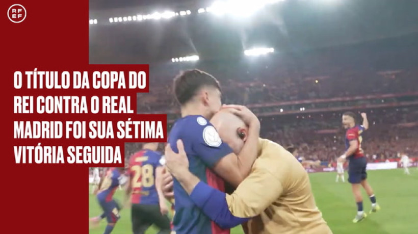 Hansi Flick aumenta invencibilidade em finais com título do Barcelona