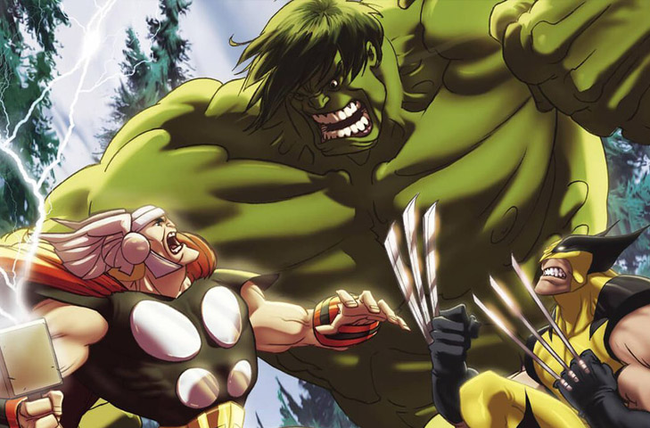 O sucesso do personagem rendeu cinco filmes até hoje: O Retorno do Incrível Hulk (1988); O Julgamento do Incrível Hulk (1989); A Morte do Incrível Hulk (1990); Hulk (2003) e O Incrível Hulk (2008). Ele também foi visto em jogos, desenhos, séries e em outros filmes da Marvel, como na saga Vingadores e Thor: Ragnarok (2017). 