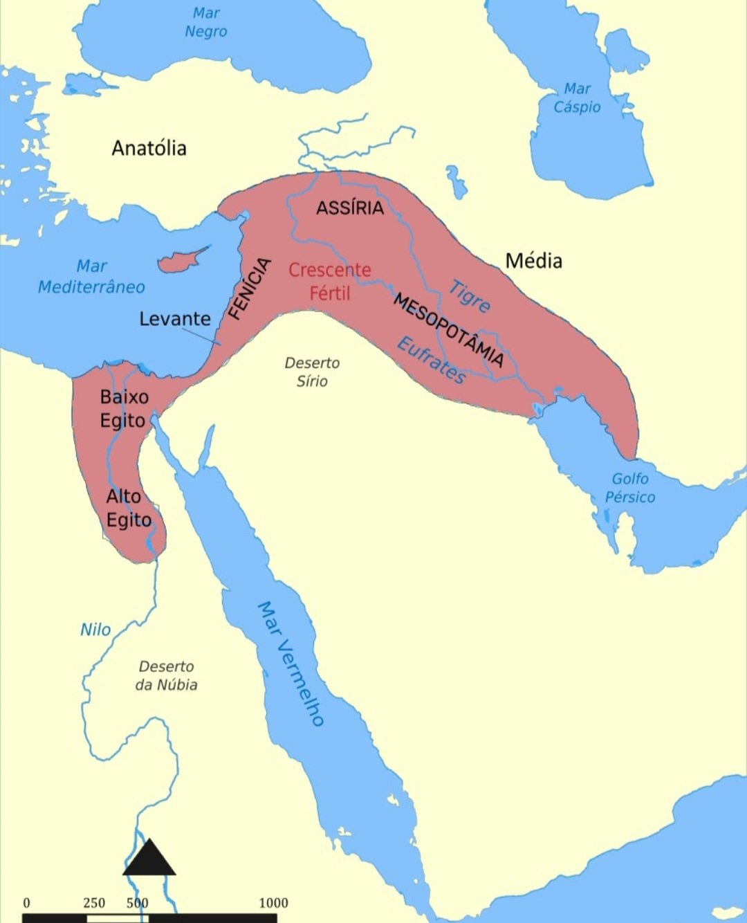 A história do trigo remonta a cerca de 10.000 anos, na região do Crescente Fértil (região dos atuais estados da Palestina, Israel, Jordânia, Kuwait, Líbano e Chipre), na Ásia , onde se originou e foi domesticado.