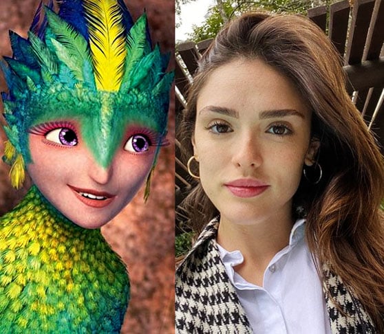 Isabelle Drummond / Fada do Dente - A Origem dos Guardiões (2012): A história do filme gira em torno de um grupo de personagens míticos e lendários, conhecidos como os Guardiões, que têm a missão de proteger as crianças do mundo contra o mal. 