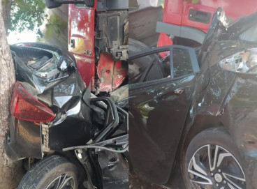 Colisão entre carro e caminhão deixa cinco mortos em rodovia no Ceará 