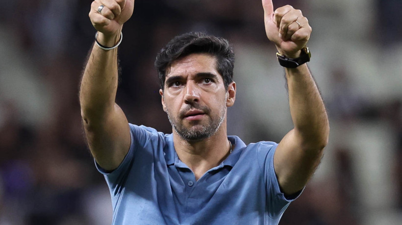 Abel Ferreira, técnico do Palmeiras, em jogo contra o Ceará