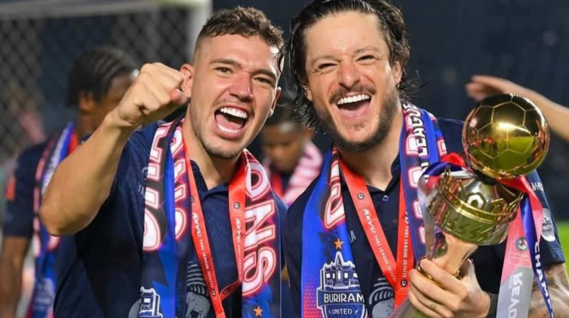 Guilherme Bissoli e Lucas Crispim, ex-Ceará e Fortaleza, respectivamente, conquistaram o bicampeonato tailandês pelo Buriram United