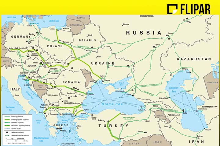 O primeiro duto do Druzhba vai da Rússia até a Bielorrússia, de onde partem dois ramais. Um deles se liga à Alemanha e à Polônia. O outro abastece Eslováquia, Hungria, República Tcheca e Ucrânia. 

