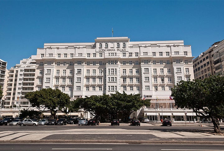 O Belmond Copacabana Palace, nome formal do Copacabana Palace, é um hotel de luxo cinco estrelas situado à beira-mar da Praia de Copacabana, inaugurado em 1923.