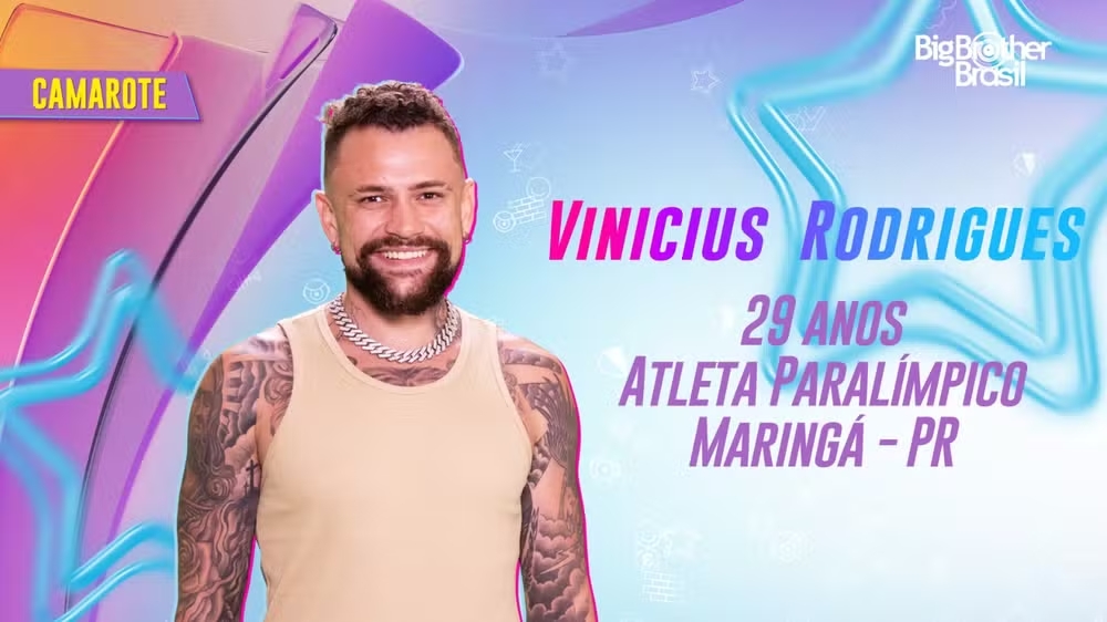 No BBB24, o esportista escolhido para participar foi o paralímpico Vinícius Rodrigues. No entanto, ele não chegou longe no jogo e foi o quinto eliminado, com apenas 9,92% dos votos (votação para ficar). Ele enfrentou Alane, Pitel, Marcus Vinícius e Luigi.