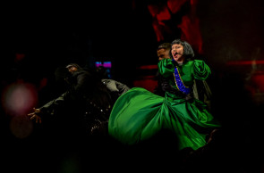 A estrela pop americana Lady Gaga se apresenta durante seu show na praia de Copacabana, no Rio de Janeiro, Brasil, em 3 de maio de 2025. (Foto de Pablo PORCIUNCULA / AFP)

US pop star Lady Gaga performs during her concert at Copacabana beach in Rio de Janeiro, Brazil on May 3, 2025. (Photo by Pablo PORCIUNCULA / AFP)