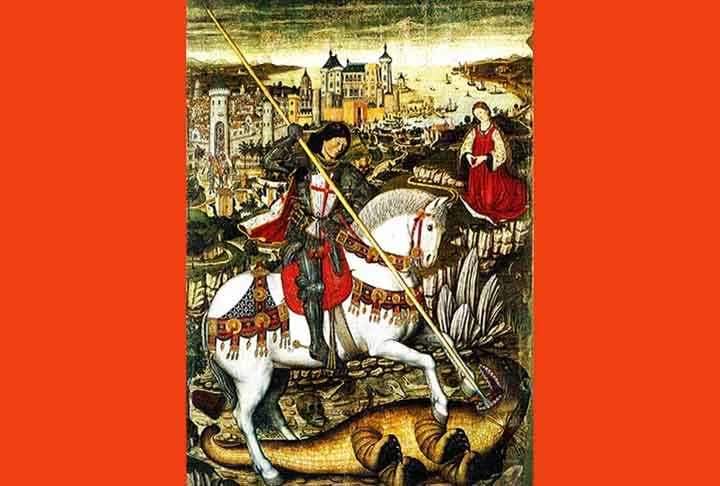 Barcelona (Espanha) - Dragão: O dragão é associado a Sant Jordi, o santo padroeiro da Catalunha. A lenda que envolve Sant Jordi e o dragão é parte da cultura local desde a Idade Média.