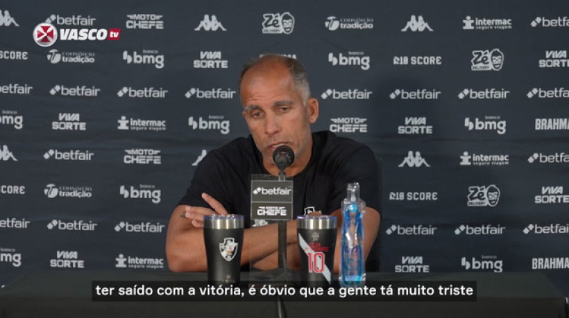 Felipe lamenta resultado e aprova atuação: 'Torcedor viu um Vasco diferente'