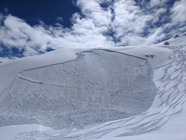 Existem diferentes tipos de avalanches. Nas chamadas de placa, uma camada de neve compactada se solta de uma superfície que fica embaixo.