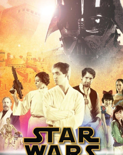 Star Wars também rendeu musicais em palcos de teatro (foto) e 14 séries de televisão, sendo que ainda existem séries no ar, inspiradas em Guerra nas Estrelas. 