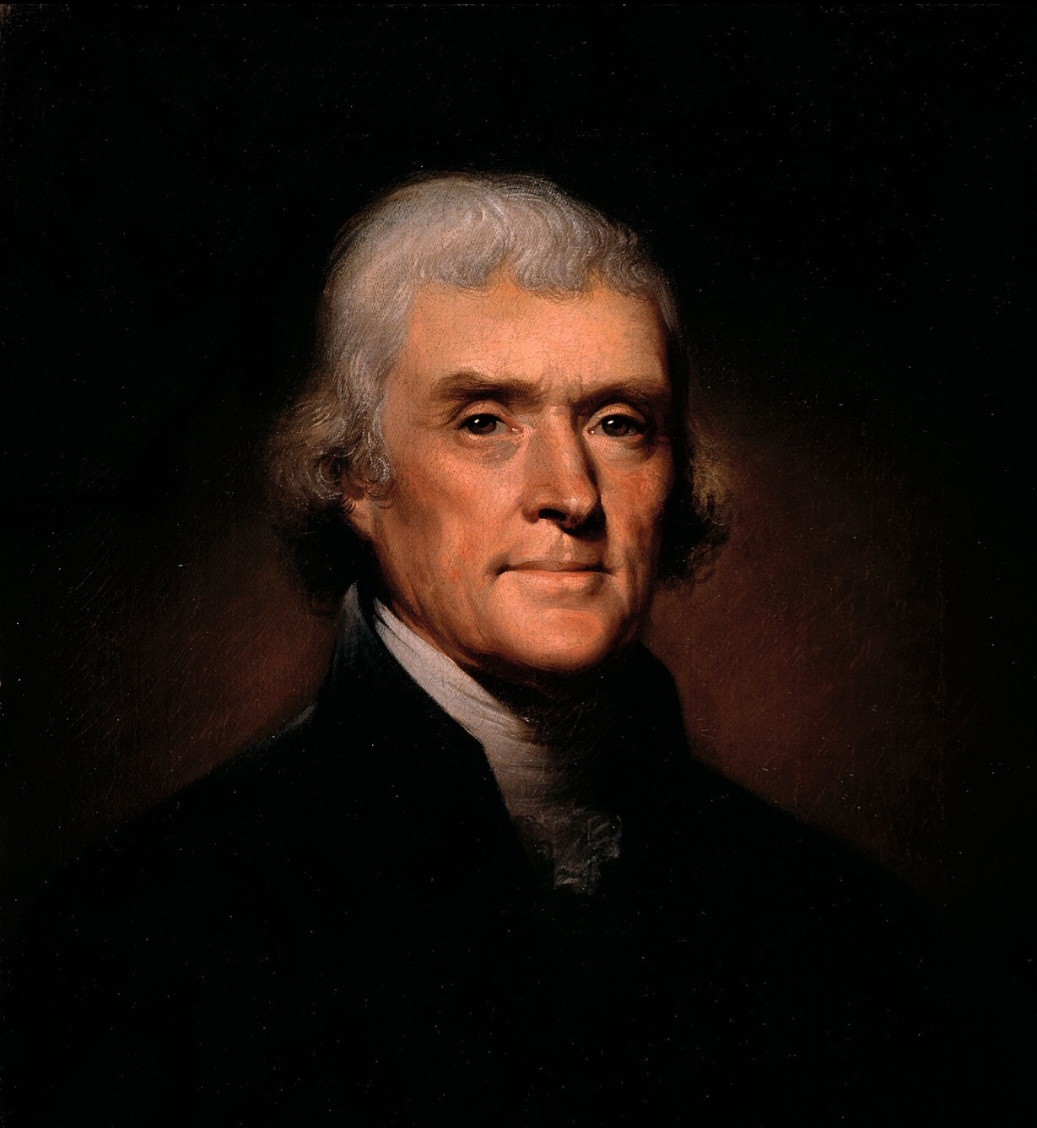 Thomas Jefferson nasceu em 13 de abril de 1742. Ele foi um advogado, diplomata e líder político. Ele foi o principal autor da Declaração da Independência e tornou-se o terceiro presidente dos Estados Unidos entre 1801 e 1809. 

