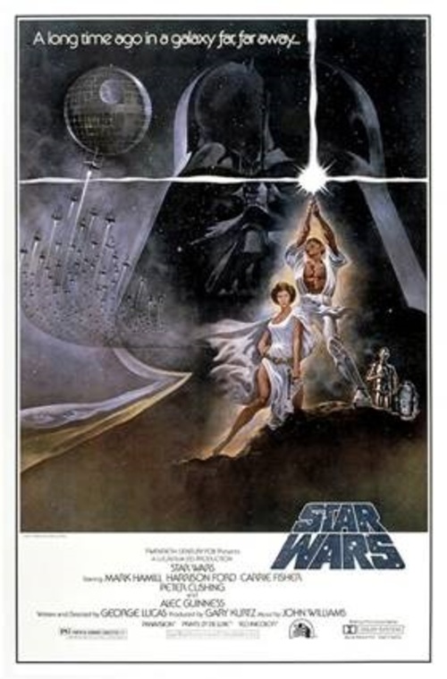 Lançado por George Lucas em 1977 (foto), o filme fez tanto sucesso que deu origem a outros 11 filmes, até 2019. 