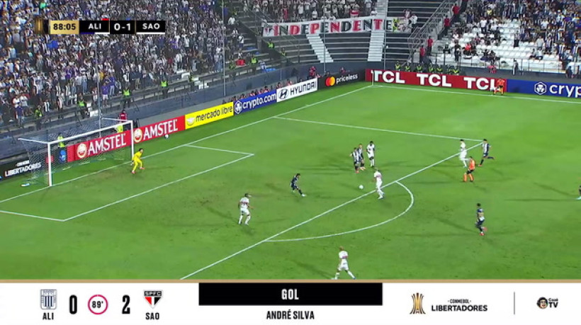 Goleador da noite, André Silva faz o doblete e garante vitória do São Paulo; assista