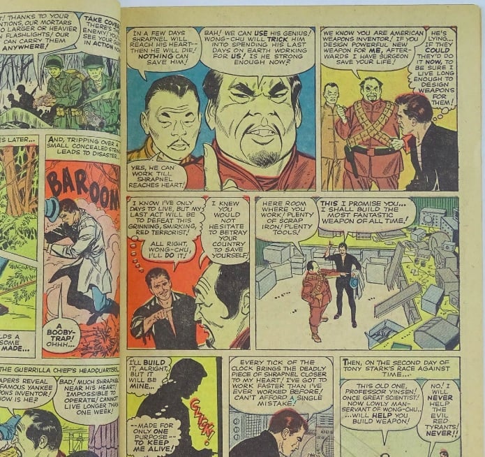 Em uma viagem de negócios para o Vietnã, Stark é sequestrado por guerrilheiros do Vietnã do Norte que o pressionam a construir armas para eles.
