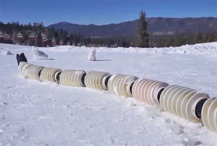 O 'EELS', por exemplo, foi projetado para acessar lugares que até então não poderiam ser alcançados por nenhum outro equipamento.