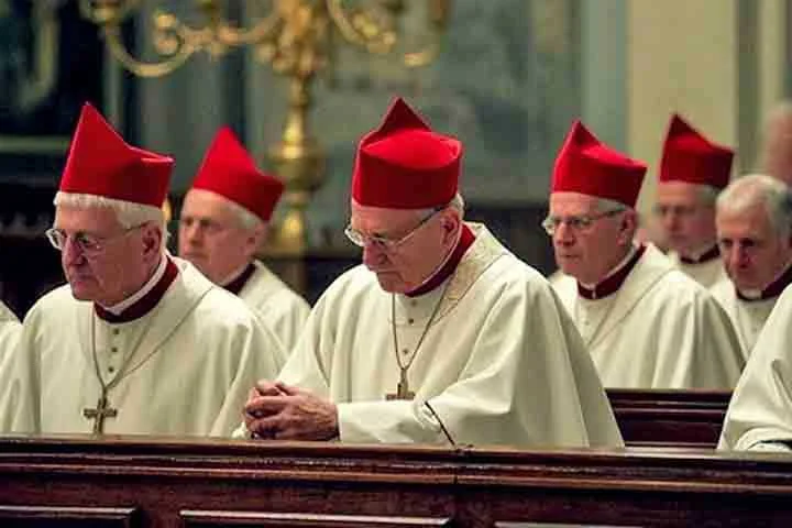 Os cardeais entram em conclave entre no mínimo 15 e no máximo 20 dias após a morte ou renúncia do Papa.