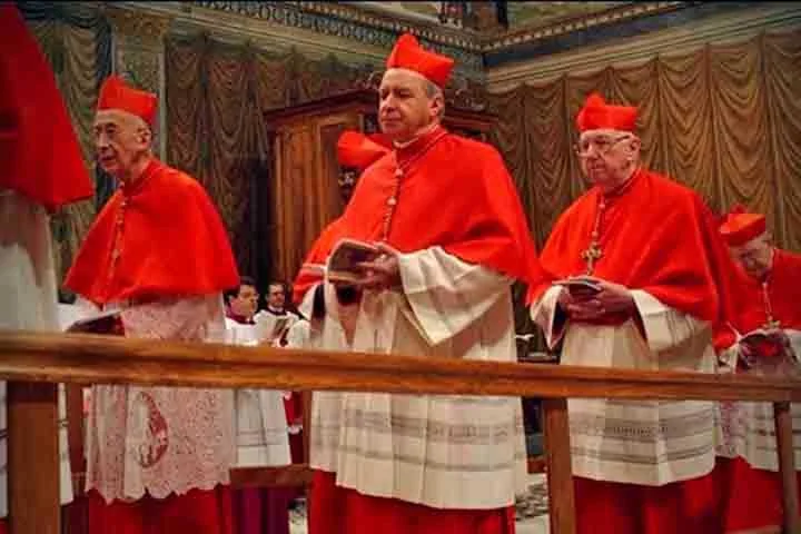 O número máximo de cardeais participantes do processo é 120, com idade máxima de 80 anos, e todos juram segredo sobre o processo. 