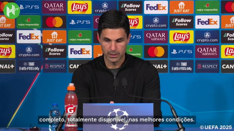 Arteta revela Arsenal emotivo após eliminação na Champions: 'Estavam em lágrimas'