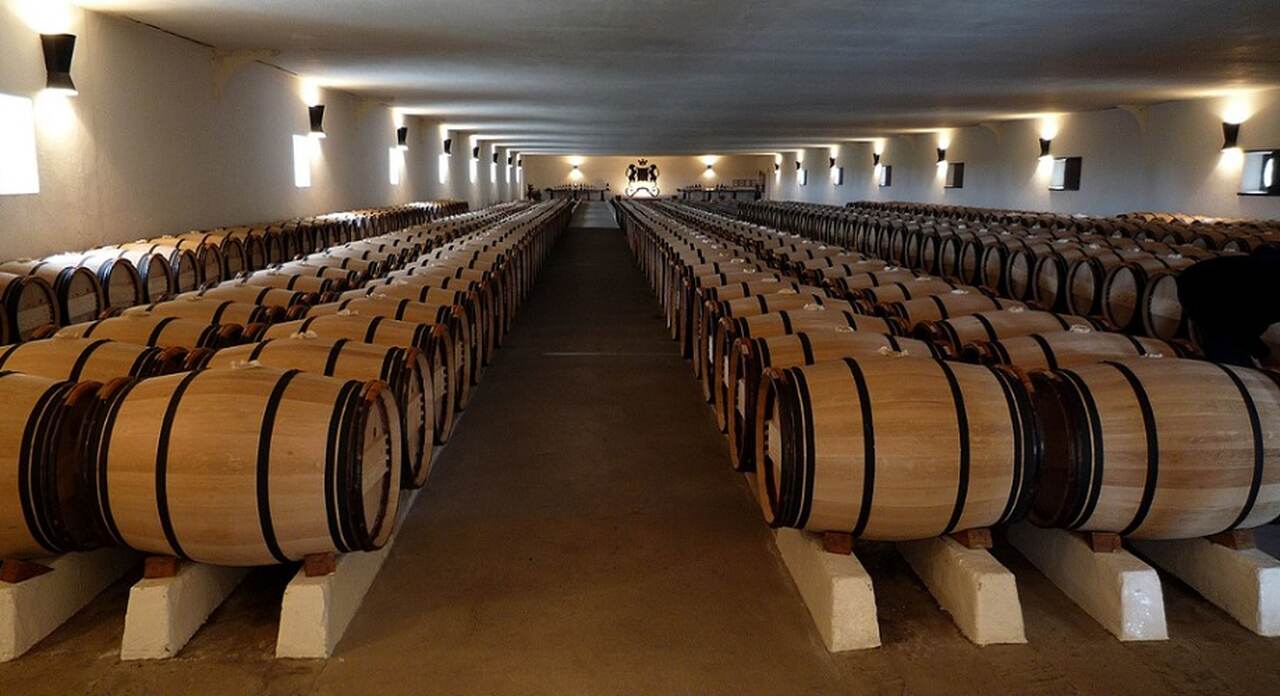 Chateau Mouton Rothschild (França) - Localizada em Bordeaux, é famosa por seus vinhos tintos de primeira classe, incluindo o Chateau Mouton Rothschild