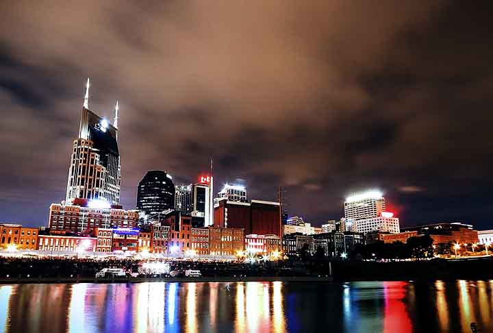 NASHVILLE (Tennessee) - População: 715 mil - Conhecida como a capital da música country, Nashville é o berço de grandes ícones do gênero. 