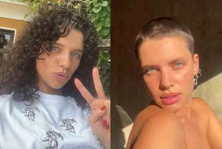 Bruna Linzmeyer- Transformar-se não é problema para ela, conhecida pelas mudanças na aparência. Mas a da personagem do filme Cidade;Campo foi a que provocou a alteração mais radical de sua carreira.  Eu mesma sugeri, disse a atriz ao mostrar a cabeça raspada em suas redes sociais.