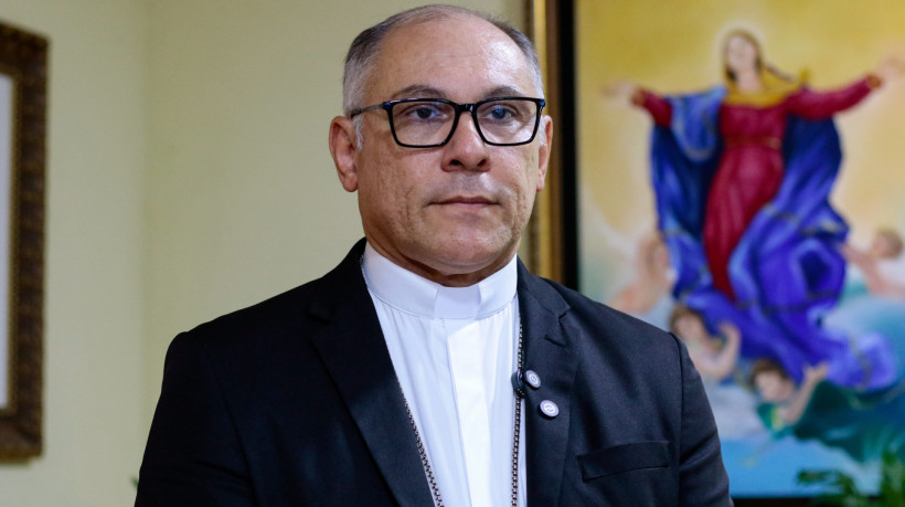 FORTALEZA-CE, BRASIL, 08-05-2025: Coletiva de Dom Gregório Paixão falando sobre a escolha do novo Papa Leão 14.  (Foto: Fernanda Barros/ O Povo)