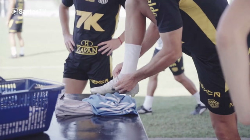 Santos segue preparação antes de jogo como mandante no Allianz Parque