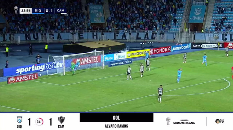 Zaga do Atlético-MG falha na bola aérea e sofre empate no Chile; veja