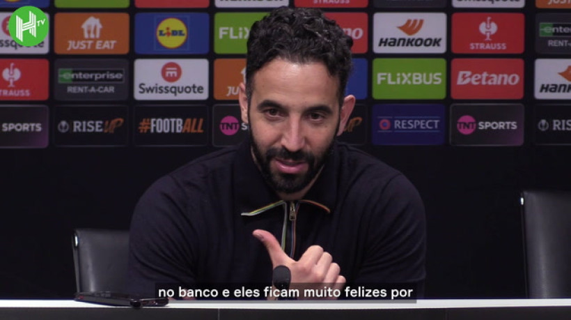 Ruben Amorim explica a felicidade do elenco do Manchester United por Mason Mount