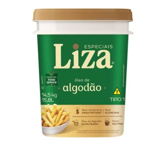 O óleo vegetal de semente de algodão é rico em vitaminas D e E (andioxidante), além de ácidos graxos linolenico (ômega 3) e linoleico (ômega 6).