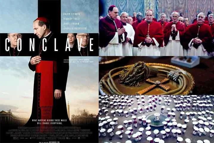 Com direção de Edward Berger (“Nada de Novo no Front”, de 2022), o longa-metragem é uma adaptação de best-seller homônimo escrito por Robert Harris, lançado em 2016. 
