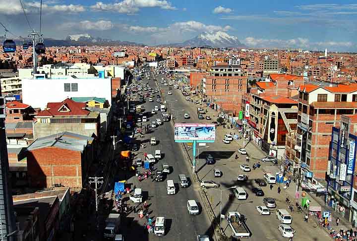 Bolívia: US$ 362,04 - O salário mínimo vigente no país andino é de 2.500 bolivianos.
