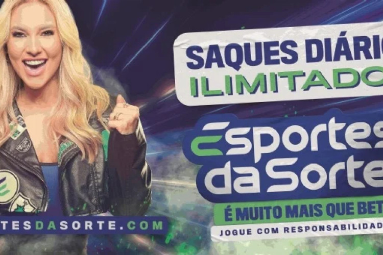 Virgínia Fonseca em propaganda para a plataforma Esporte da Sorte