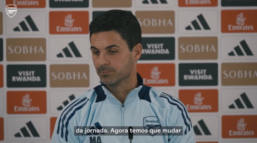 Arteta comenta trajetória do Arsenal em busca de troféus