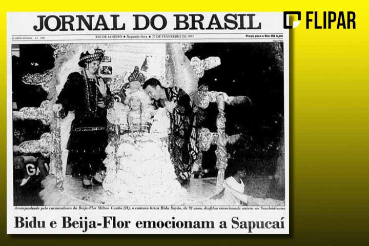 Dez anos depois, incentivado pelo presidente de honra da escola de samba Beija-Flor de Nilópolis, Anísio Abraão David, Milton Cunha se tornaria carnavalesco e se encantaria pela folia carioca. 