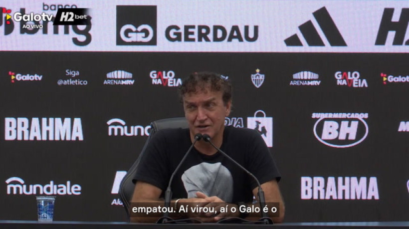 Cuca celebra virada e afirma: 'A gente escolheu ser Galo, o time da virada'