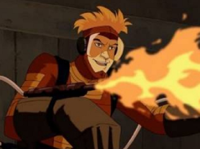 16° lugar: Pyro - A capacidade de controlar o fogo o torna um adversário perigoso e, muitas vezes, difícil de controlar, ainda mais pelo fato de Pyro conseguir dar inúmeras formas às chamas. Não está em posições acima no ranking pela limitação intelectual e por não ter um plano B durante o combate.