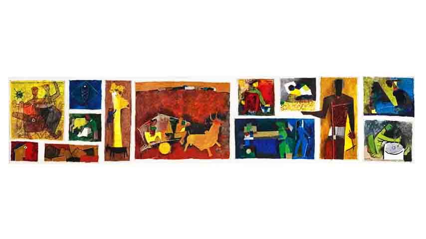 Trata-se da obra “Sem Título (Gram Yatra)”, de 1954, que foi arrematada pela cifra de 13,8 milhões de dólares (cerca de R$ 80 milhões). 
